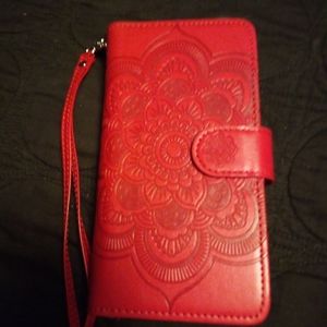 Embossed cell phone case
